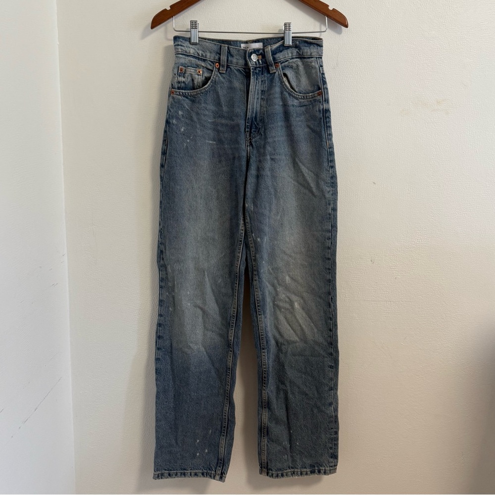 Zara straight-leg jeans size 0